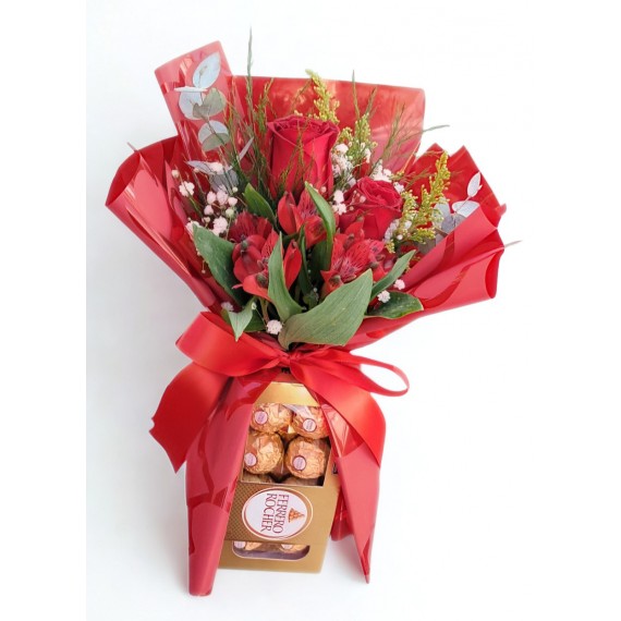 2 Rosas+ Ferrero Rocher