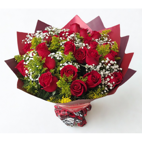 Buquê Tradicional 12 Rosas