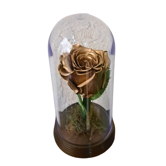 Rosa Encantada Dourada 