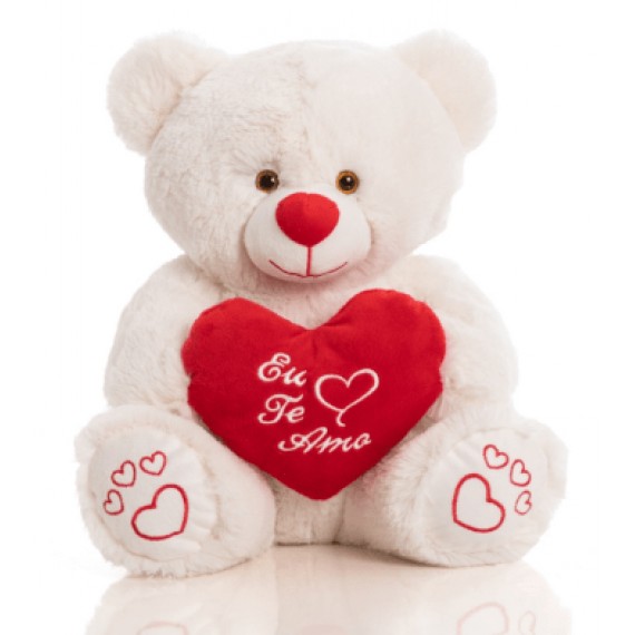 URSO EU TE AMO BRANCO