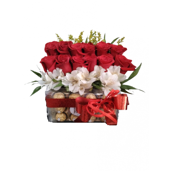 Amor de Chocolate- Rosas Importadas 