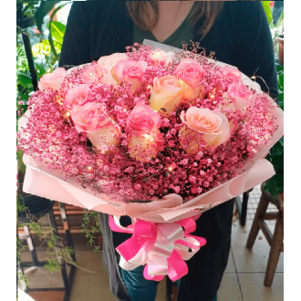 Rosas e Luzes - 12 Rosas  <3