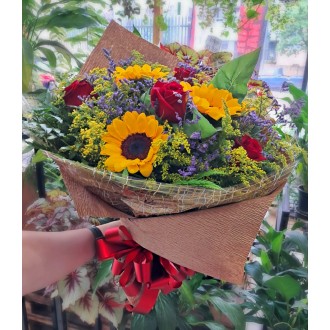 Girassol e Rosas <3