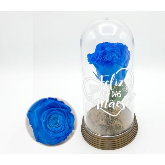 Rosa Encantada AZUL - DIA DAS MÃES